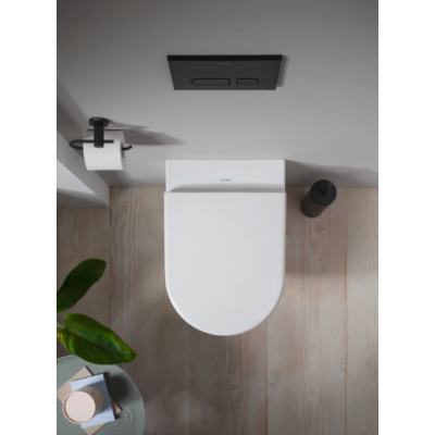 Унитаз подвесной 370*540 Duravit D-Code без ободка, белый глянцевый