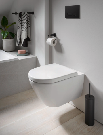 Унитаз подвесной 370*540 Duravit D-Code без ободка, белый глянцевый