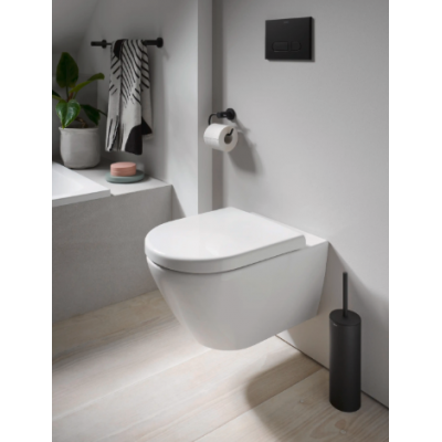 Унитаз подвесной 370*540 Duravit D-Code без ободка, белый глянцевый