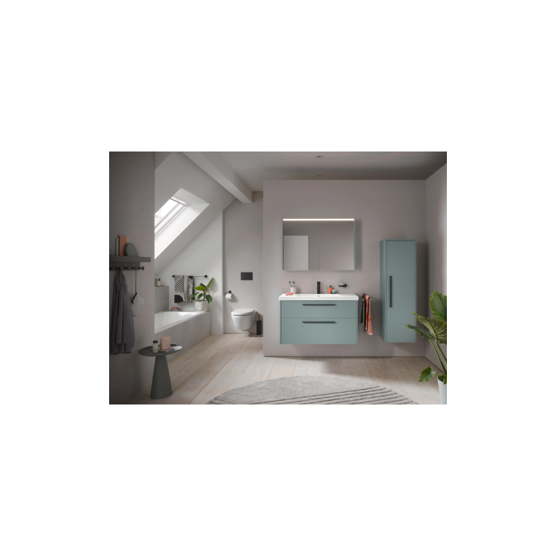 Унитаз подвесной 370*540 Duravit D-Code без ободка, белый глянцевый