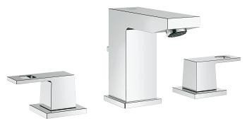 Смеситель для раковины на три отверстия, S-Size, Eurocube, Grohe