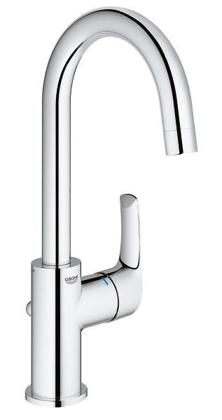 Смеситель однорычажный для раковины L-Size, с донным клапаном, Eurosmart, Grohe