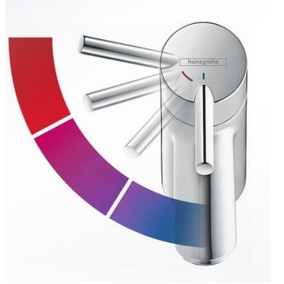 Смеситель для умывальника, Talis S, с донным клапаном, Hansgrohe 72013000