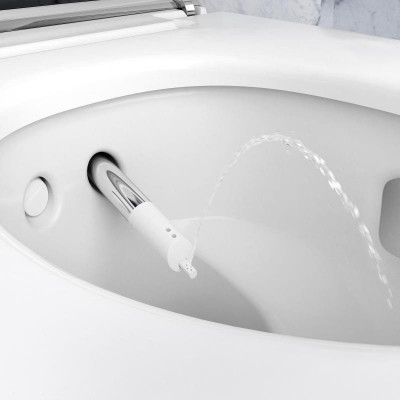 Подвесной унитаз-биде Geberit AquaClean Mera Comfort, Альпийский белый