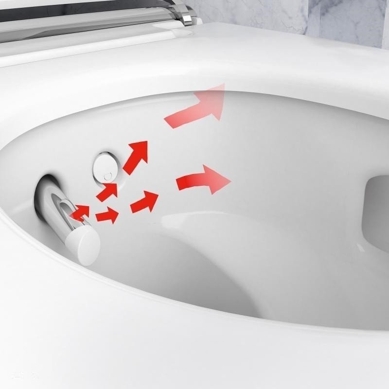 Подвесной унитаз-биде Geberit AquaClean Mera Comfort, Альпийский белый