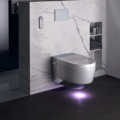 Подвесной унитаз-биде Geberit AquaClean Mera Comfort, Альпийский белый