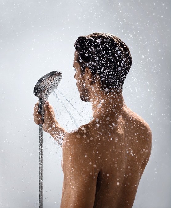 Ручной душ, 3 типа струи, хром, Raindance Select E 120 3jet, Hansgrohe