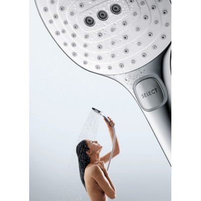 Ручной душ, 3 типа струи, хром, Raindance Select E 120 3jet, Hansgrohe