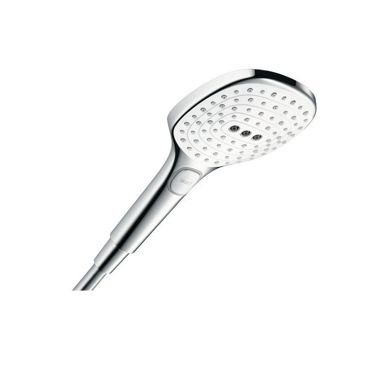 Ручной душ, 3 типа струи, белое/хром, Raindance Select E 120 3jet, EcoSmart, Hansgrohe
