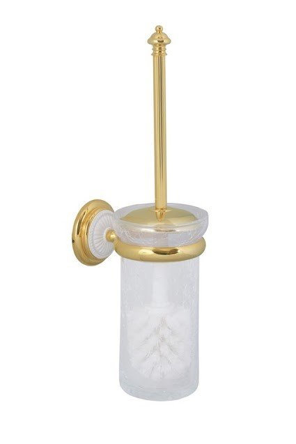 Ершик стекло настенный Boheme Murano золтой с белым 10913-W-G