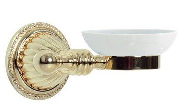 Мыльница настенная керамика Boheme Hermitagei бронза 10322
