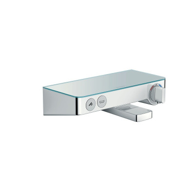 Смеситель для ванны термостат, ShowerTablet Select 300 BM, полочка белая, Hansgrohe