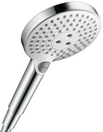Ручной душ, 3 типа струи, белый/хром, Raindance Select S 120 3jet, EcoSmart, Hansgrohe