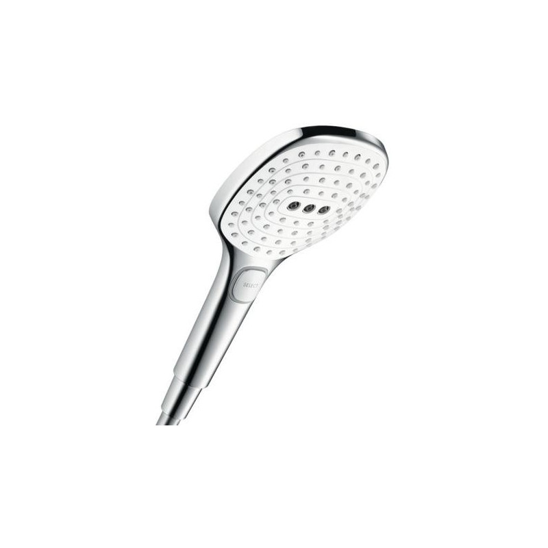 Ручной душ, 3 типа струи, белое/хром, Raindance Select E 120 3jet, Hansgrohe
