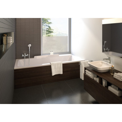 Однорычажный смеситель для ванны для наружного монтажа Hansgrohe Logis глянцевый хром