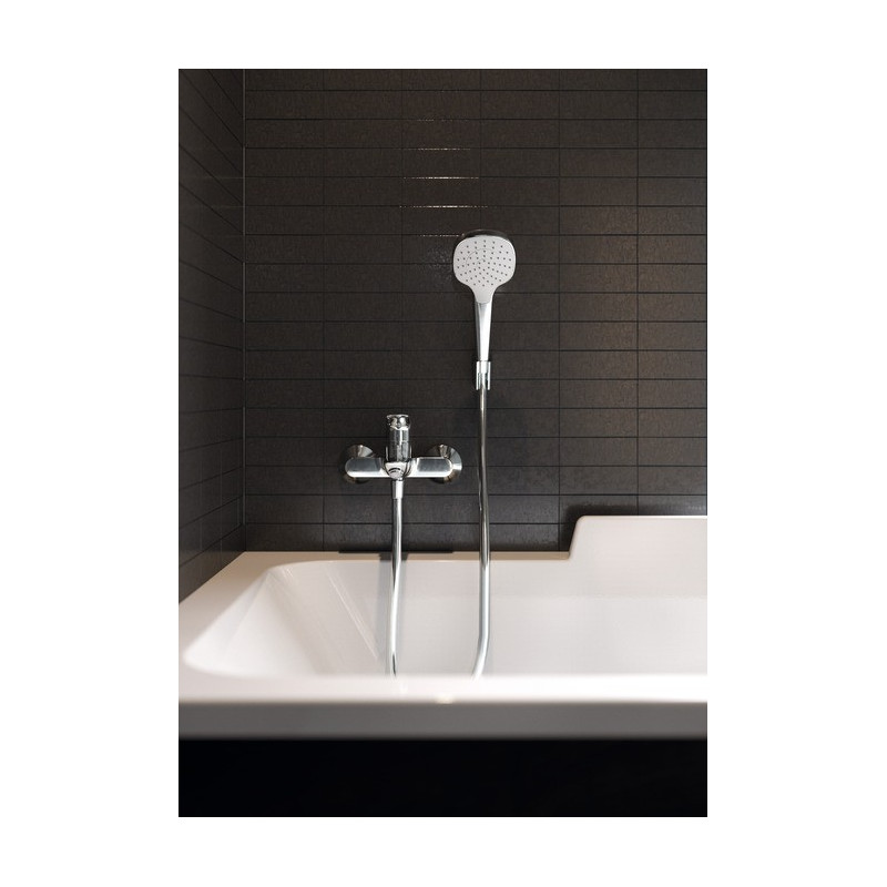 Однорычажный смеситель для ванны для наружного монтажа Hansgrohe Logis глянцевый хром