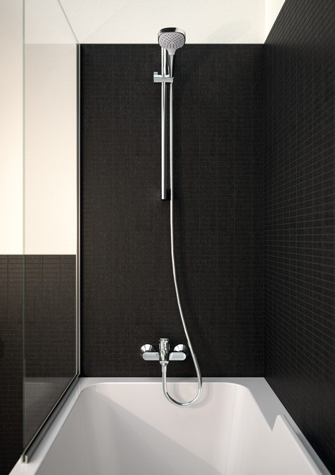 Однорычажный смеситель для ванны для наружного монтажа Hansgrohe Logis глянцевый хром