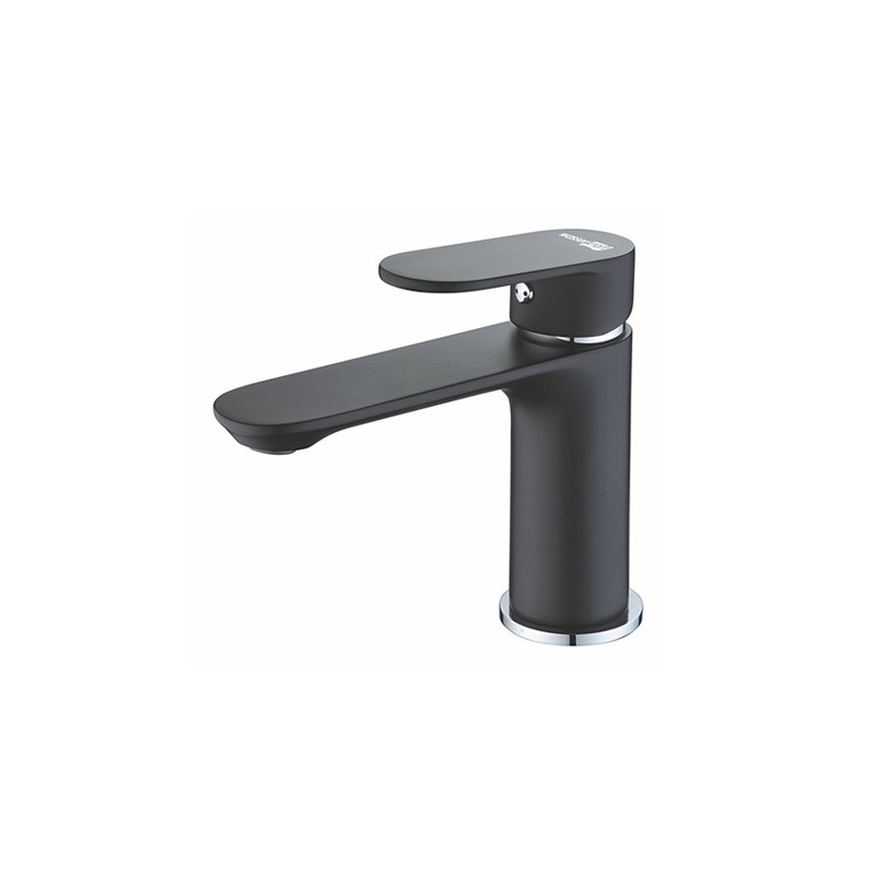 Смеситель для раковины WasserKRAFT Elbe 7403, черный Soft-touch