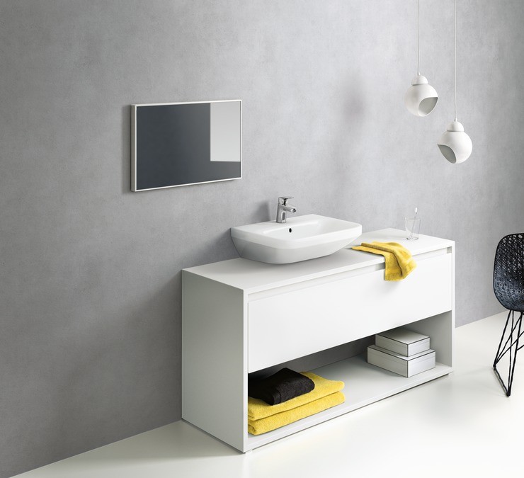 Смеситель для раковины 70, однорычажный, со сливным клапаном Push-Open, Logis, Hansgrohe