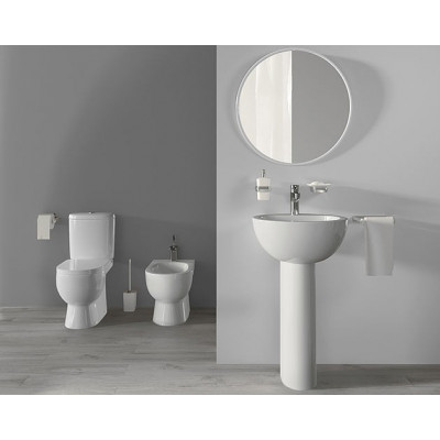 Унитаз компакт Sanita Luxe Art Comfort Белый с быстросъемным сиденьем soft-close