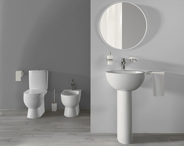 Унитаз компакт Sanita Luxe Art Comfort Белый с быстросъемным сиденьем soft-close