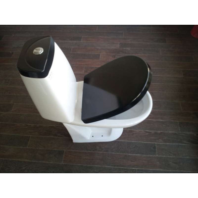 Унитаз компакт Sanita Luxe Best Black быстросъемное сиденье дюропласт soft close