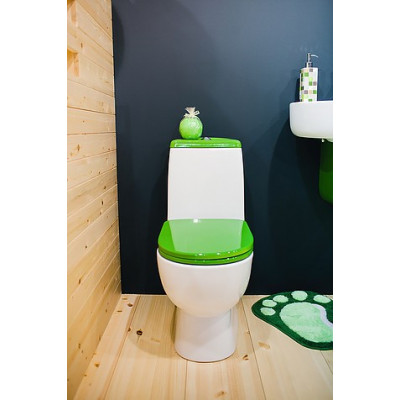 Унитаз-компакт Sanita Luxe Best Green быстросъемное сиденье дюропласт soft close
