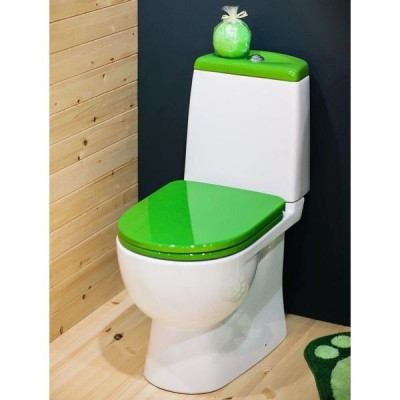 Унитаз-компакт Sanita Luxe Best Green быстросъемное сиденье дюропласт soft close