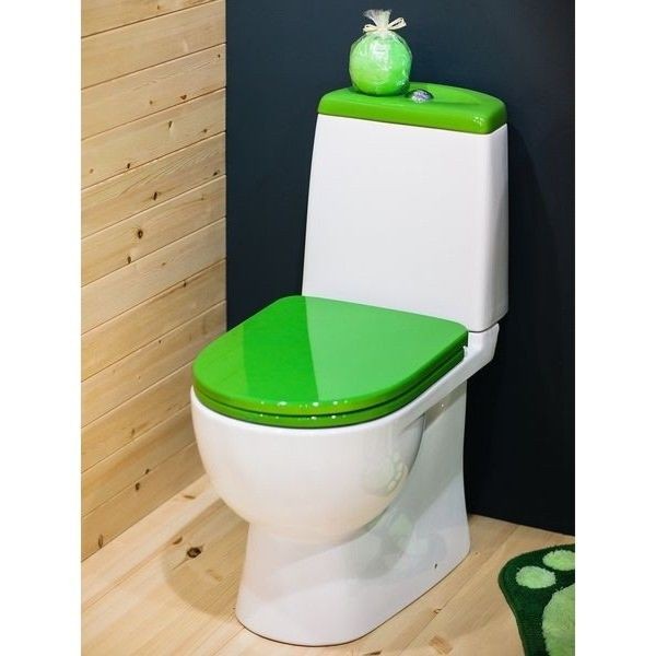 Унитаз-компакт Sanita Luxe Best Green быстросъемное сиденье дюропласт soft close