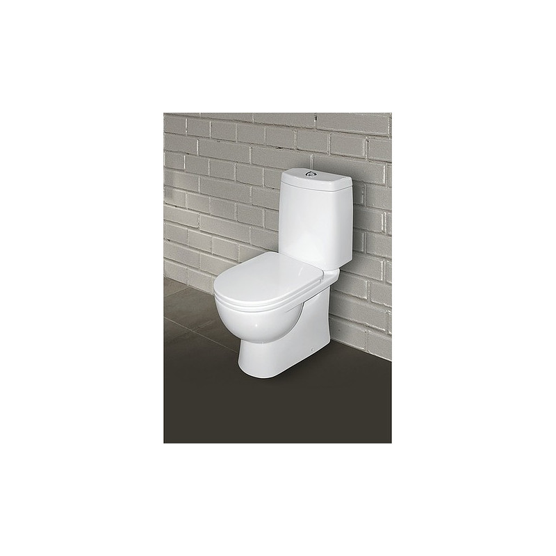 Унитаз-компакт Sanita Luxe Fest Comfort Белый быстросъемное сиденье дюропласт soft-close