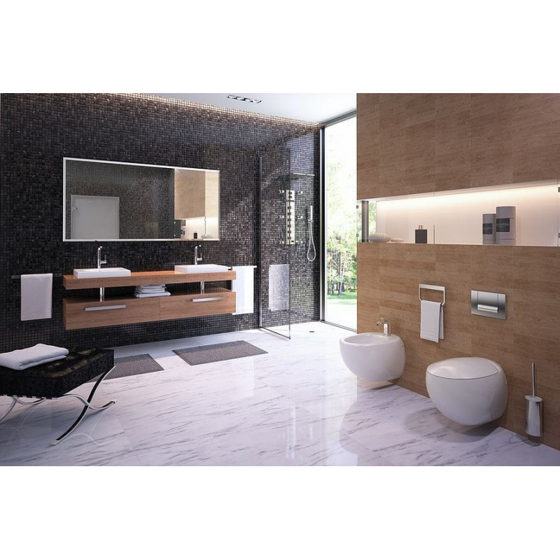 Унитаз-компакт Sanita Luxe Fest Comfort Белый быстросъемное сиденье дюропласт soft-close