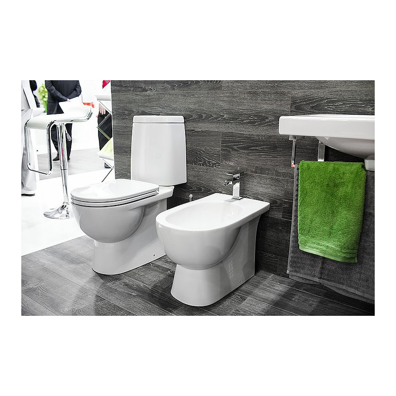 Унитаз-компакт Sanita Luxe Fest Comfort Белый быстросъемное сиденье дюропласт soft-close