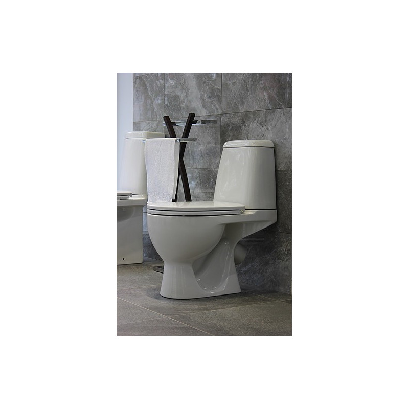 Унитаз-компакт Sanita Luxe Max Comfort Белый, быстросъемное сиденье дюропласт soft-close