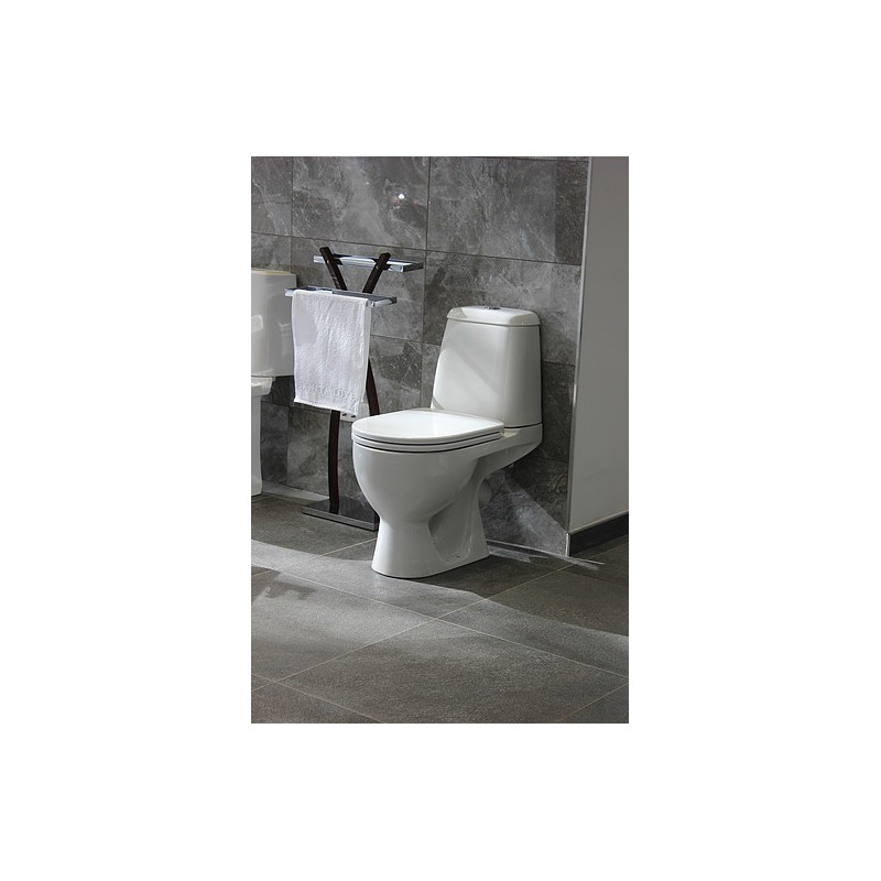 Унитаз-компакт Sanita Luxe Max Comfort Белый, быстросъемное сиденье дюропласт soft-close