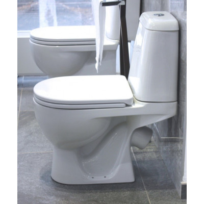 Унитаз-компакт Sanita Luxe Max Comfort Белый, быстросъемное сиденье дюропласт soft-close