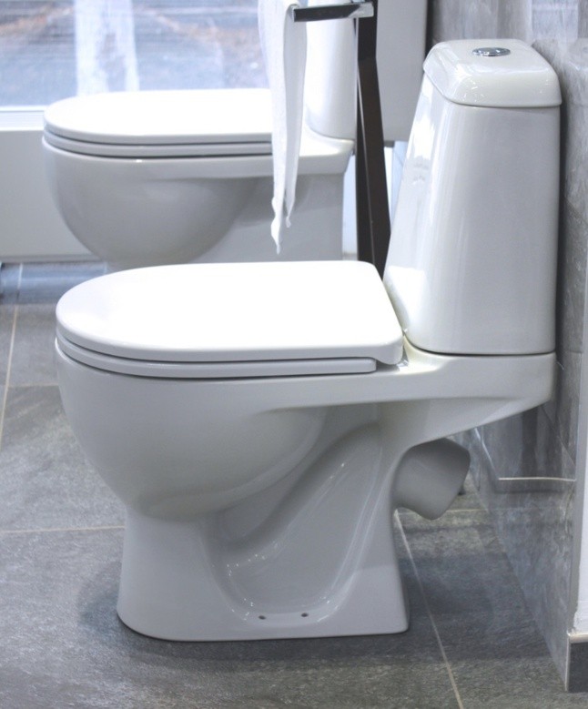 Унитаз-компакт Sanita Luxe Max Comfort Белый, быстросъемное сиденье дюропласт soft-close