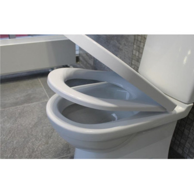 Унитаз-компакт Sanita Luxe Max Comfort Белый, быстросъемное сиденье дюропласт soft-close