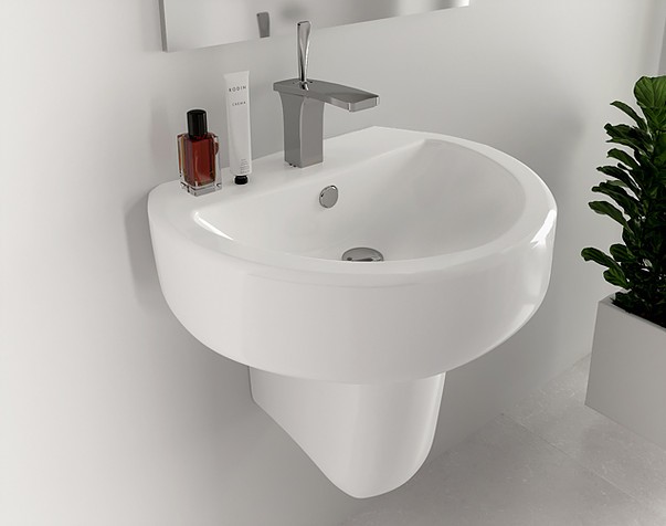 Умывальник 555x445x175мм Sanita Lux Best белый