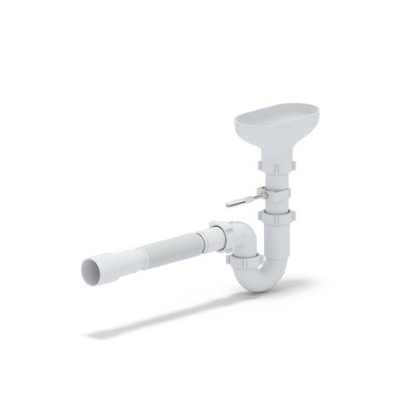 Сифон Ани 1 1/2"x40, прямоточный с разрывом струи и г/т 40х40/50 (DR0115)