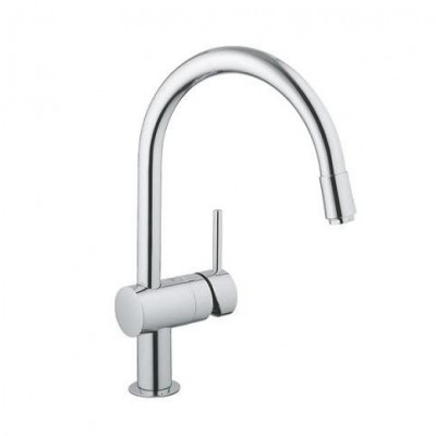 Смеситель для кухни Minta, выдвижной C-образный излив, Grohe 32918000