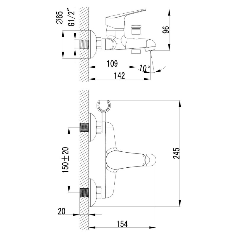 Смеситель Lemark Peretto LM6306RB для раковины