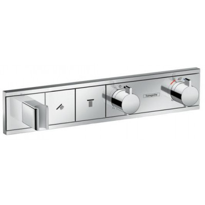 Термостат, скрытого монтажа, для 2 потребителей, RainSelect, хром, Hansgrohe