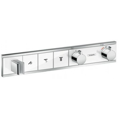 Термостат, скрытого монтажа, для 3 потребителей, RainSelect, белый/хром, Hansgrohe