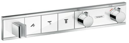 Термостат, скрытого монтажа, для 3 потребителей, RainSelect, белый/хром, Hansgrohe
