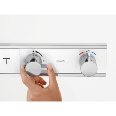 Термостат, скрытого монтажа, для 4 потребителей, RainSelect, белый/хром, Hansgrohe