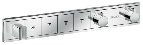 Термостат, скрытого монтажа, для 4 потребителей, RainSelect, хром, Hansgrohe