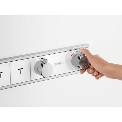 Термостат, скрытого монтажа, для 5 потребителей, RainSelect, белый/хром, Hansgrohe