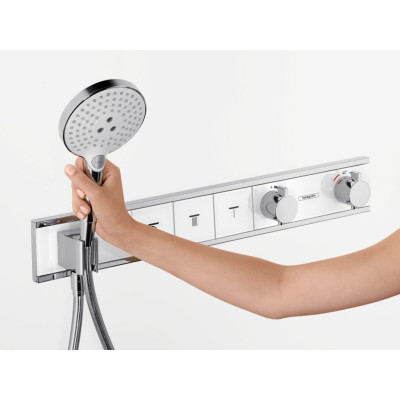 Термостат, скрытого монтажа, для 5 потребителей, RainSelect, белый/хром, Hansgrohe