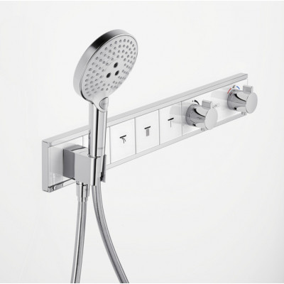Термостат, скрытого монтажа, для 2 потребителей, RainSelect, хром, Hansgrohe