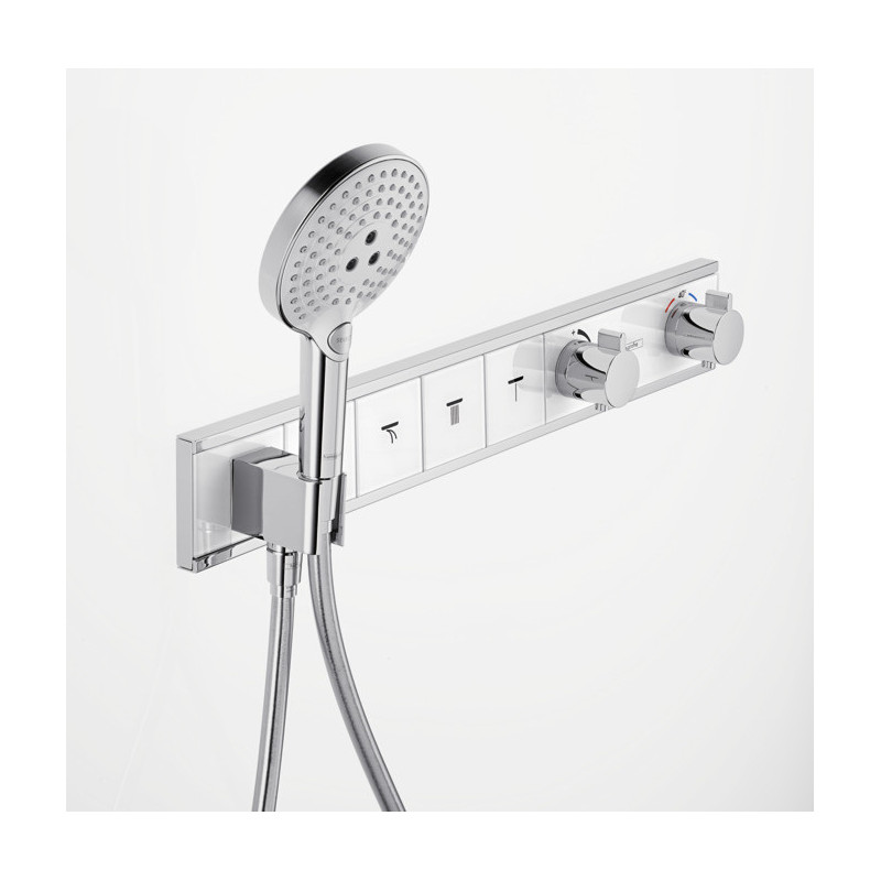 Термостат, скрытого монтажа, для 2 потребителей, RainSelect, белый/хром, Hansgrohe
